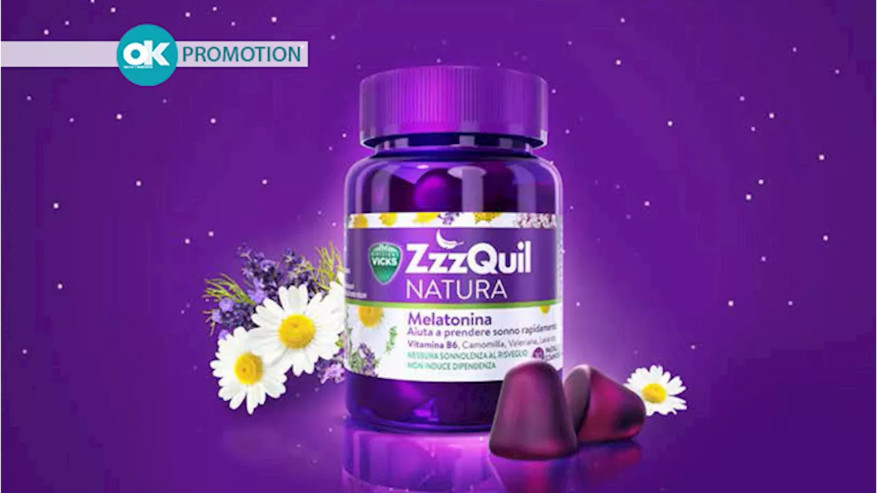 Stanco di dormire male? Prova ZzzQuil NATURA