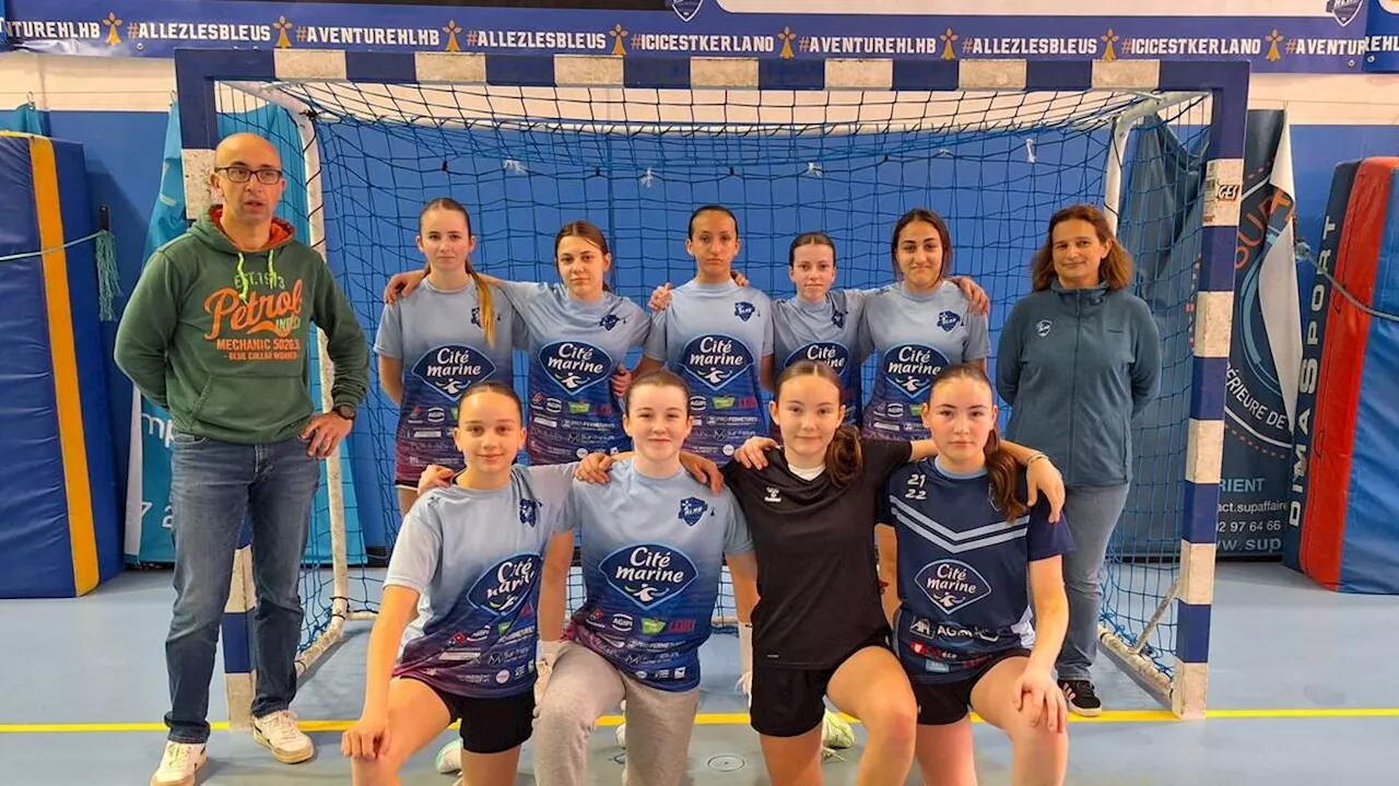 Un parcours exemplaire pour les hanballeuses de l’équipe U15 du Hennebont-Lochrist Handball