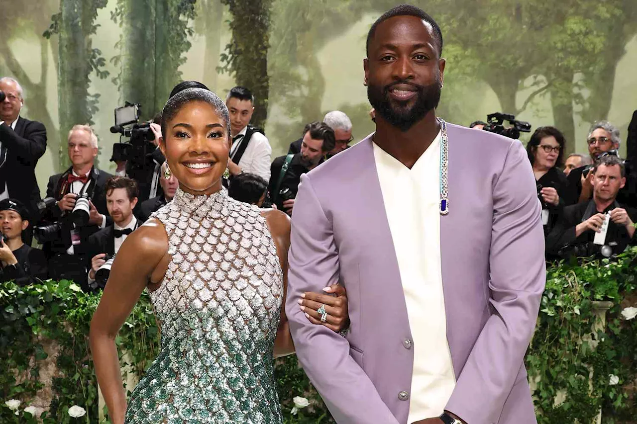 Gabrielle Union and Dwyane Wade Coordinate in Sea-Worthy Couture for ...