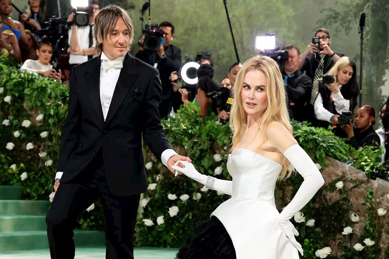 Nicole Kidman and Keith Urban Coordinate in Classic Black and White at