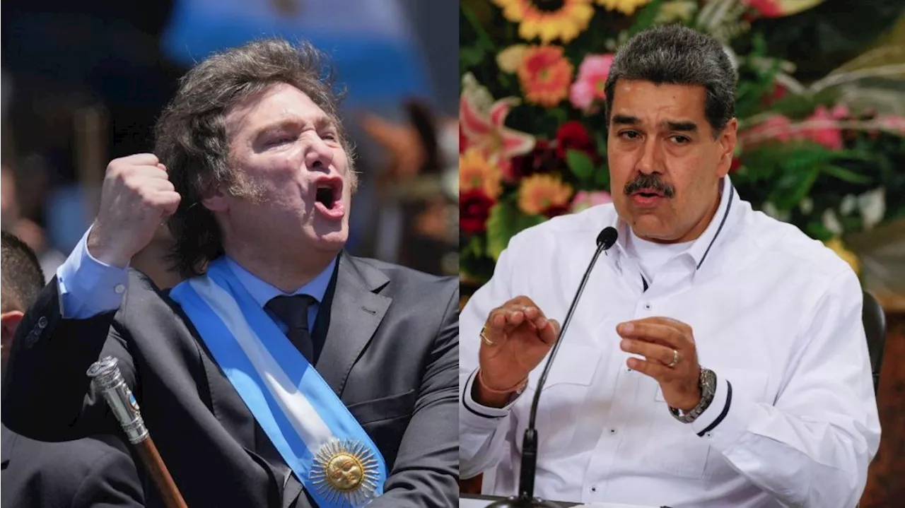 Maduro atacó a Milei por su posición frente a Malvinas y la eliminación de Telesur