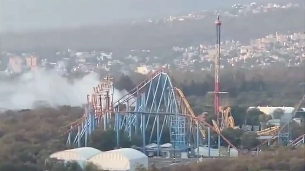 Reportan incendio en Bosque de Tlalpan, cerca de Six Flags