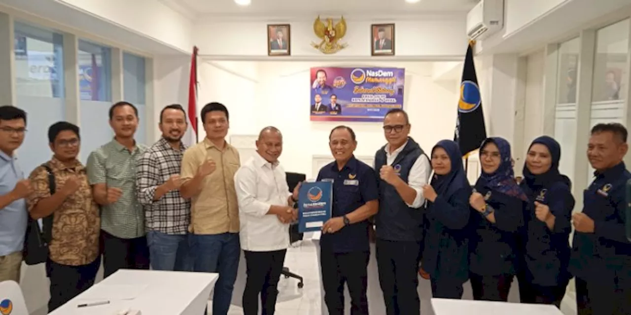 Pilgub Sumut 2024, Wakil Ketua DPRD Sumut Daftar ke NasDem