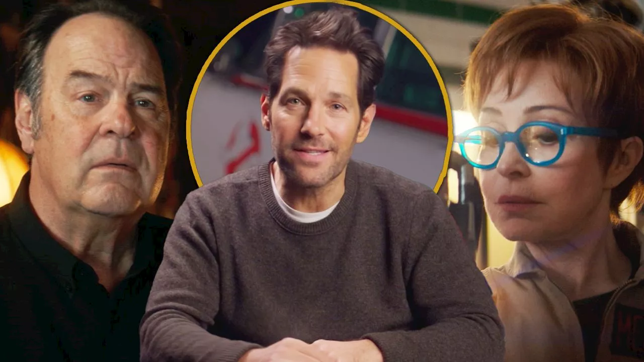 Ghostbusters Frozen Empire Cast Members Nerd Out Over Legacy Ghostbusters In BTS Clip