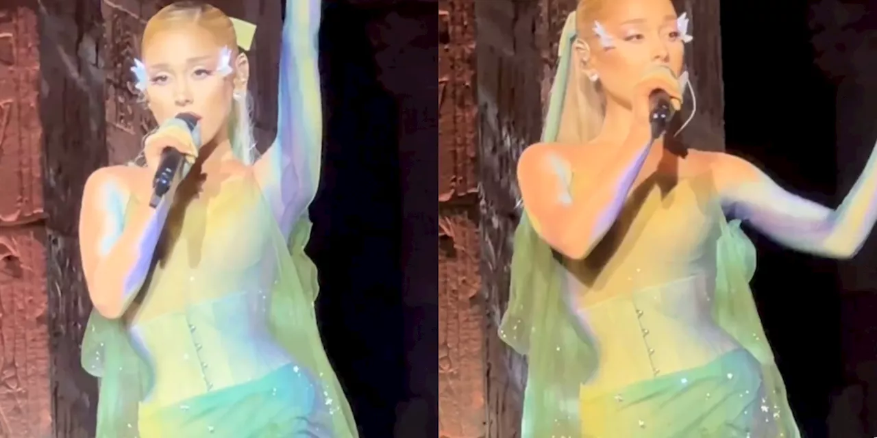 Ariana Grande Gave a Surprise Met Gala Performance Looking Like Fashion Tinkerbell