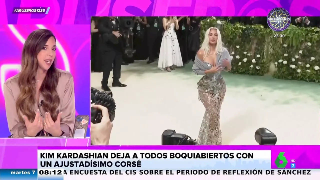 Alfonso Arús alucina con la cintura de Kim Kardashian en la Gala Met: 'No hay costillas, no existen'