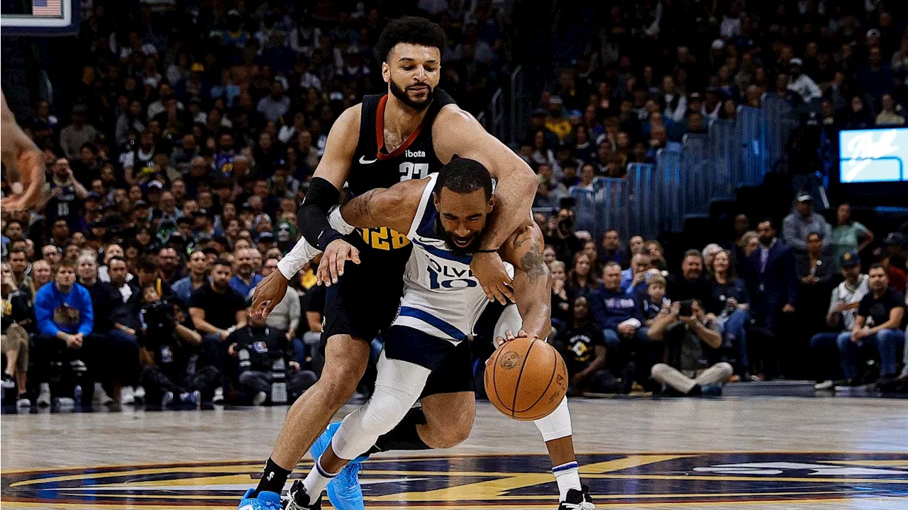 Jamal Murray Throws Heat Pack on Court From Bench During Game 2 vs. T-Wolves