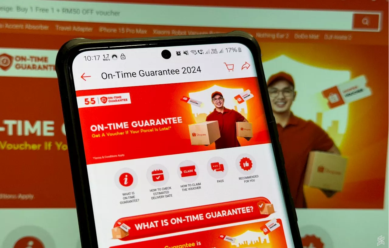 Shopee On-Time Guarantee: Get free voucher for late delivery