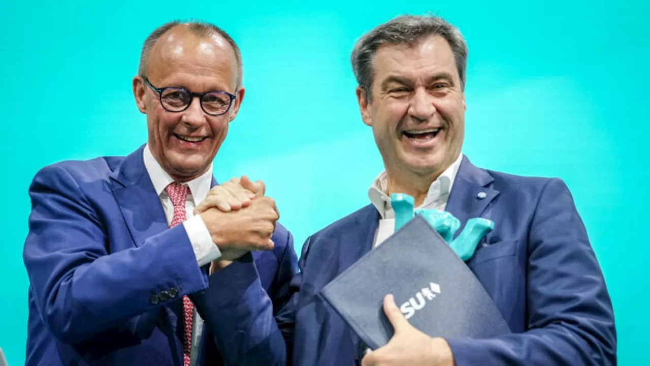 CDU-Parteitag: Markus Söder schwört Friedrich Merz die Treue