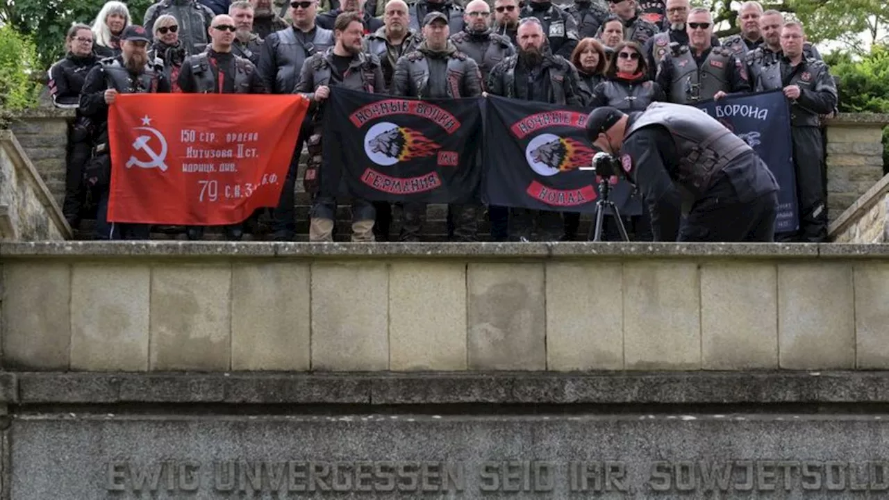 Landkreis Märkisch-Oderland: Russische Rockergruppe 'Nachtwölfe' besucht Seelower Höhen