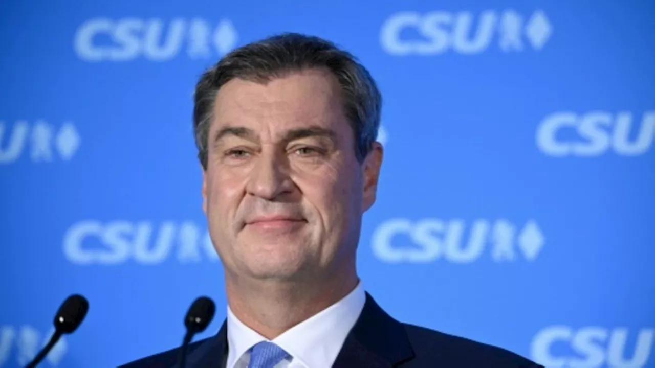 Söder sieht Merz bei Unions-Kanzlerkandidatur in Favoritenrolle