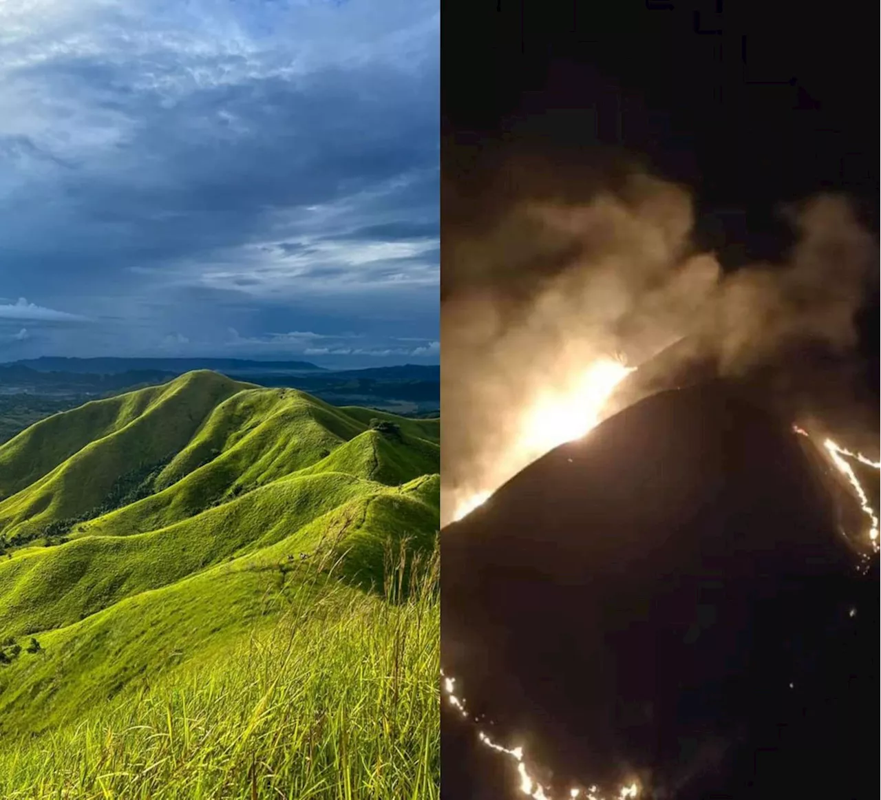 After Chocolate Hills, another grass fire hits Bohol