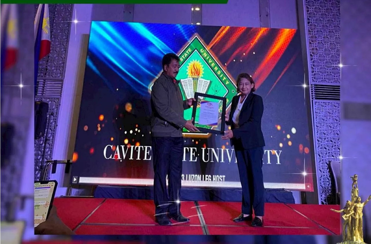 CvSU receives CHEd Sports Leadership Award