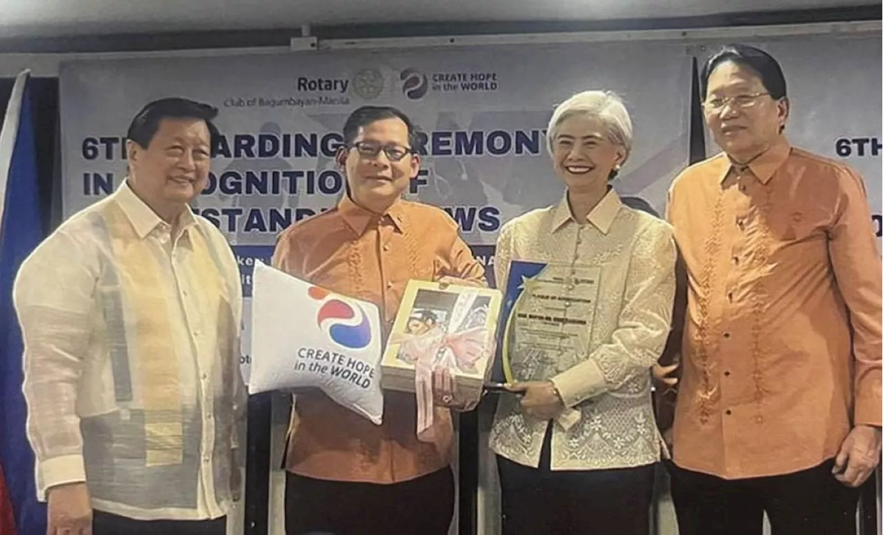 Rotary Club of Bagumbayan-Manila awards 10 outstanding OFWs