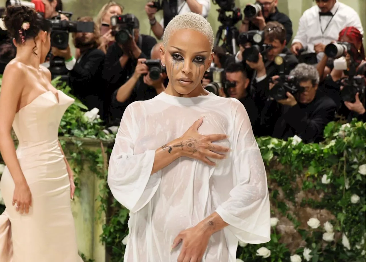 ‘Wet gala’: Doja Cat rocks towel, wet t-shirt gown for 2024 Met Gala