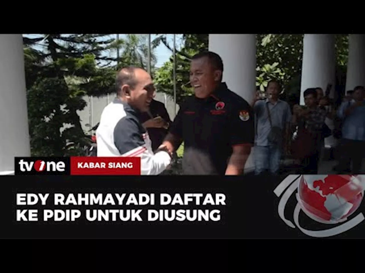 Edy Rahmayadi Daftar ke PDIP untuk Diusung jadi Bakal Calon Gubernur Sumut