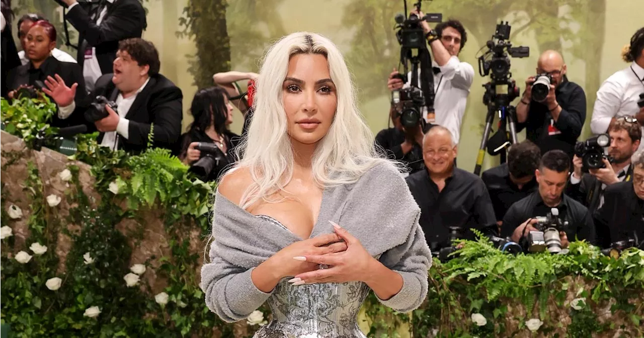 Kim Kardashian Wears Eerily Tiny Corset at 2024 Met Gala