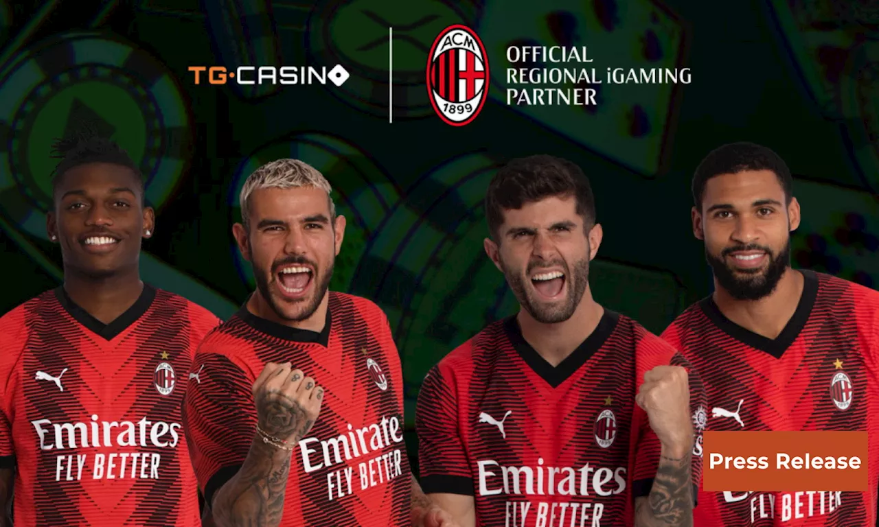 New Crypto Casino TG.Casino Becomes Regional iGaming Partner of AC Milan