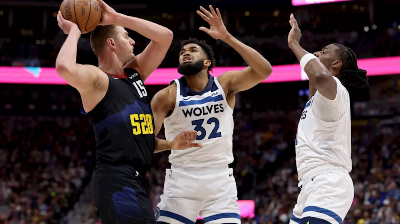 Timberwolves maul Nuggets, Brunson fires Knicks over Pacer