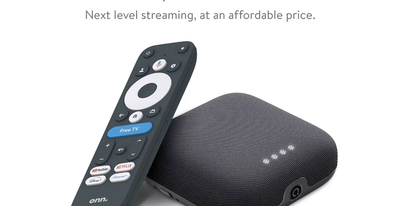 Walmart’s Onn 4K Pro Google TV streaming box is now available