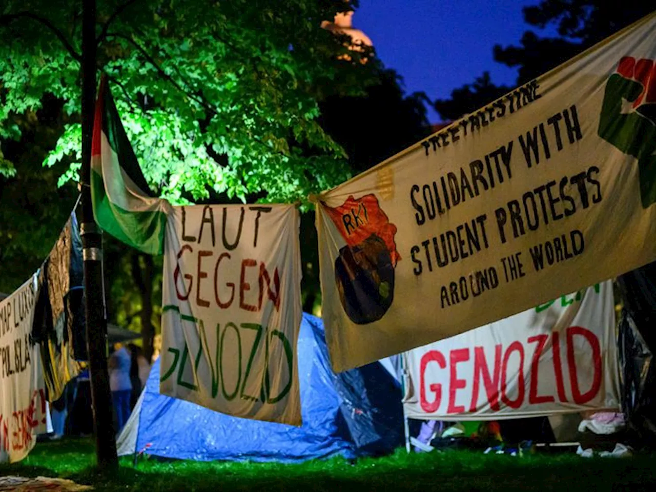 Wie in den USA: Anti-Israelisches Protestcamp an Uni Wien