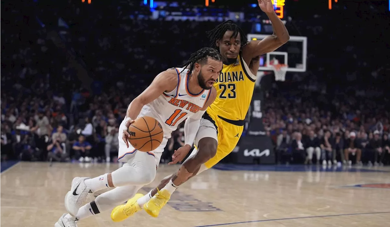 Jalen Brunson rallies Knicks to 121-117 win over Pacers in Game 1 of Eastern Conference semis