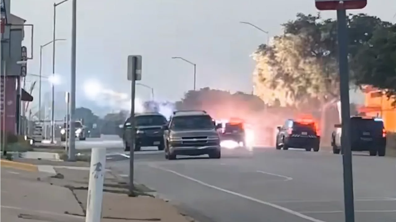 North Texas police chase with suspect crashing into utility pole, taking out multiple transformers and lines