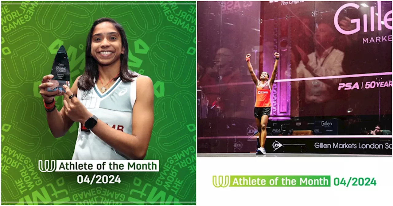 M'sian Squash Player Sivasangari Subramaniam Named 'Athlete of the Month 2024' by The World Games