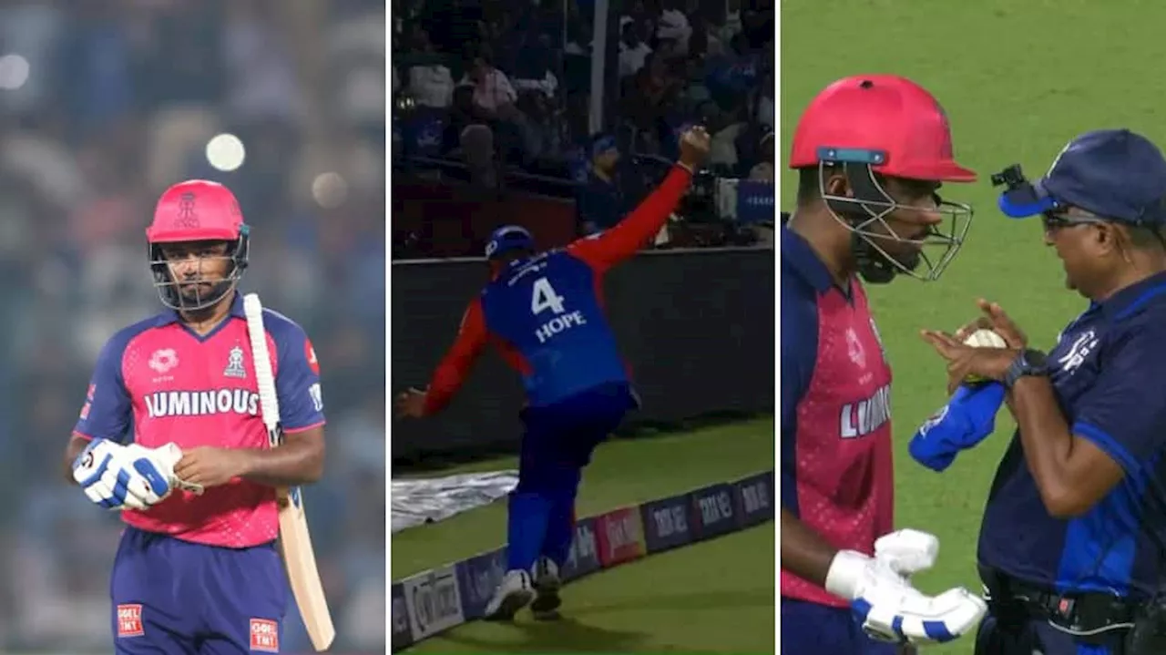 Pathetic Umpiring: Sanju Samsons Controversial Catch Dismissal Sets Internet Fuming