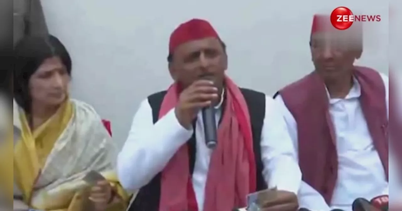 WATCH:BJP वाले जानबुझकर गर्मी में वोट डलवाते हैं... मोदी सरकार पर भड़के Akhilesh Yadav