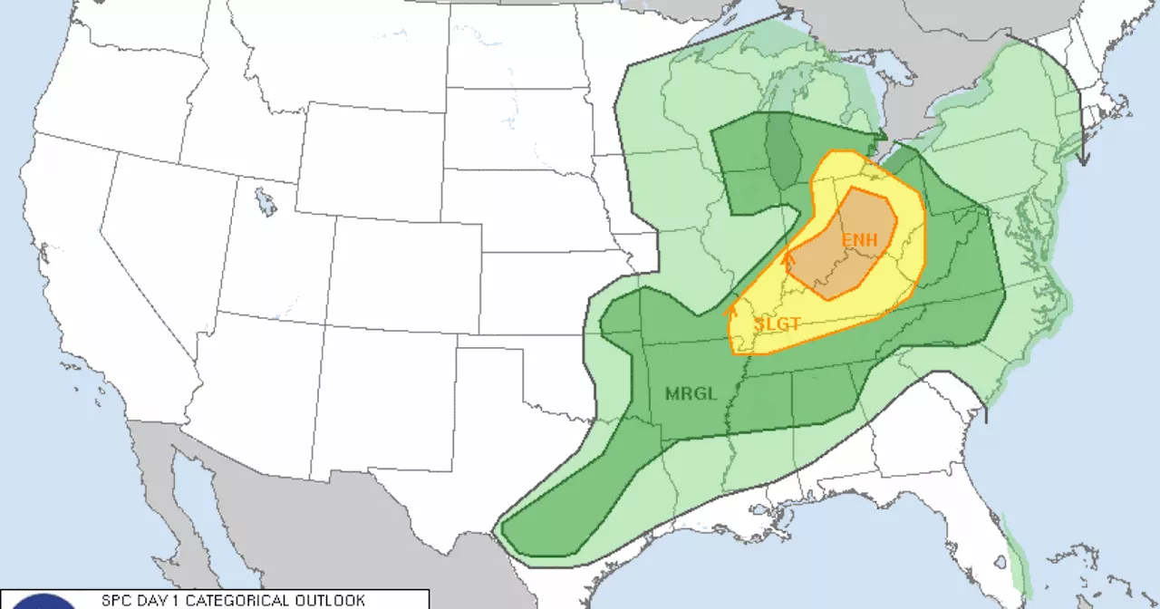 Continued storms threaten Midwest states with tornadoes Tuesday night