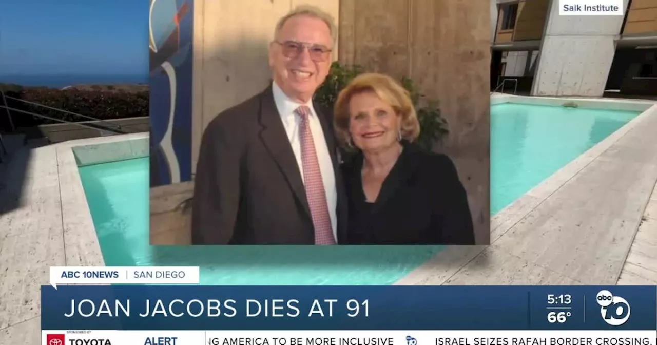 New Yorker turned San Diego philanthropist, Joan Jacobs legacy lives on after her death