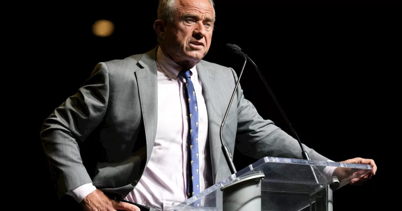 Third-party presidential candidate RFK Jr. apparently said a parasite ate part of his brain