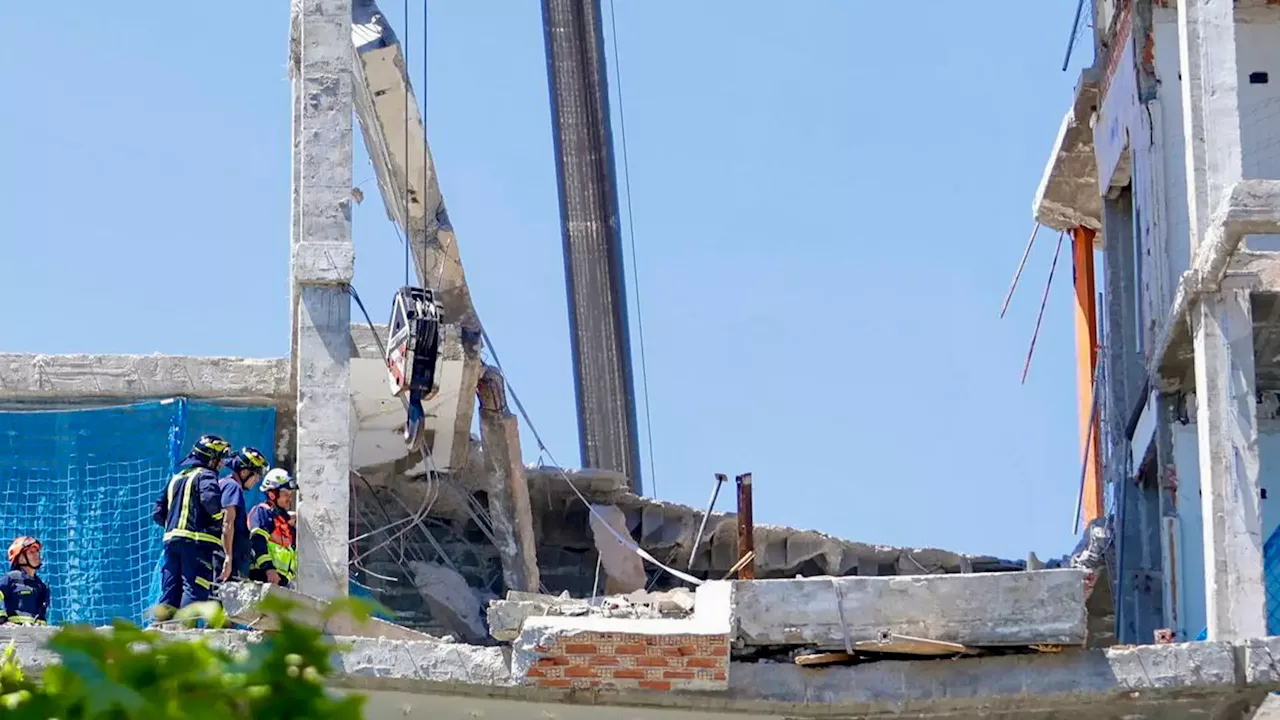 Los expertos barajan varias hipótesis para el derrumbe del edificio de Madrid en el que murieron dos obreros