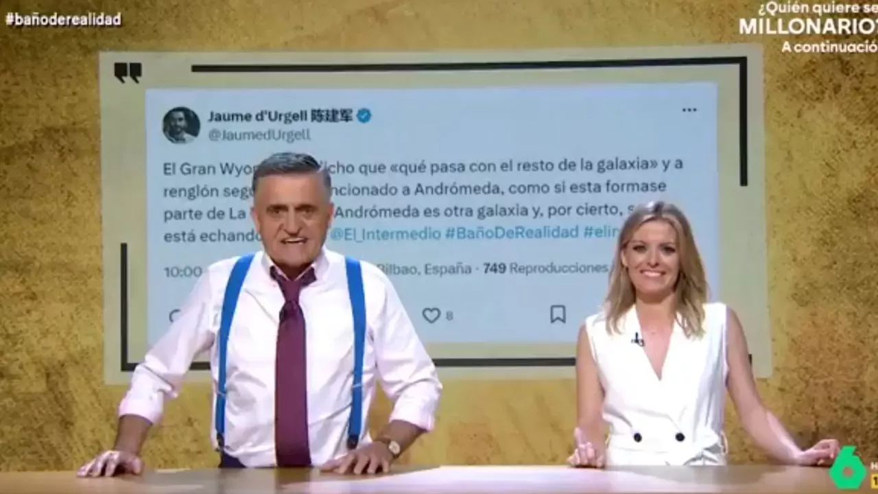 Wyoming recibe un 'rapapolvo de estrellas' de un espectador por un fallo en 'El Intermedio'