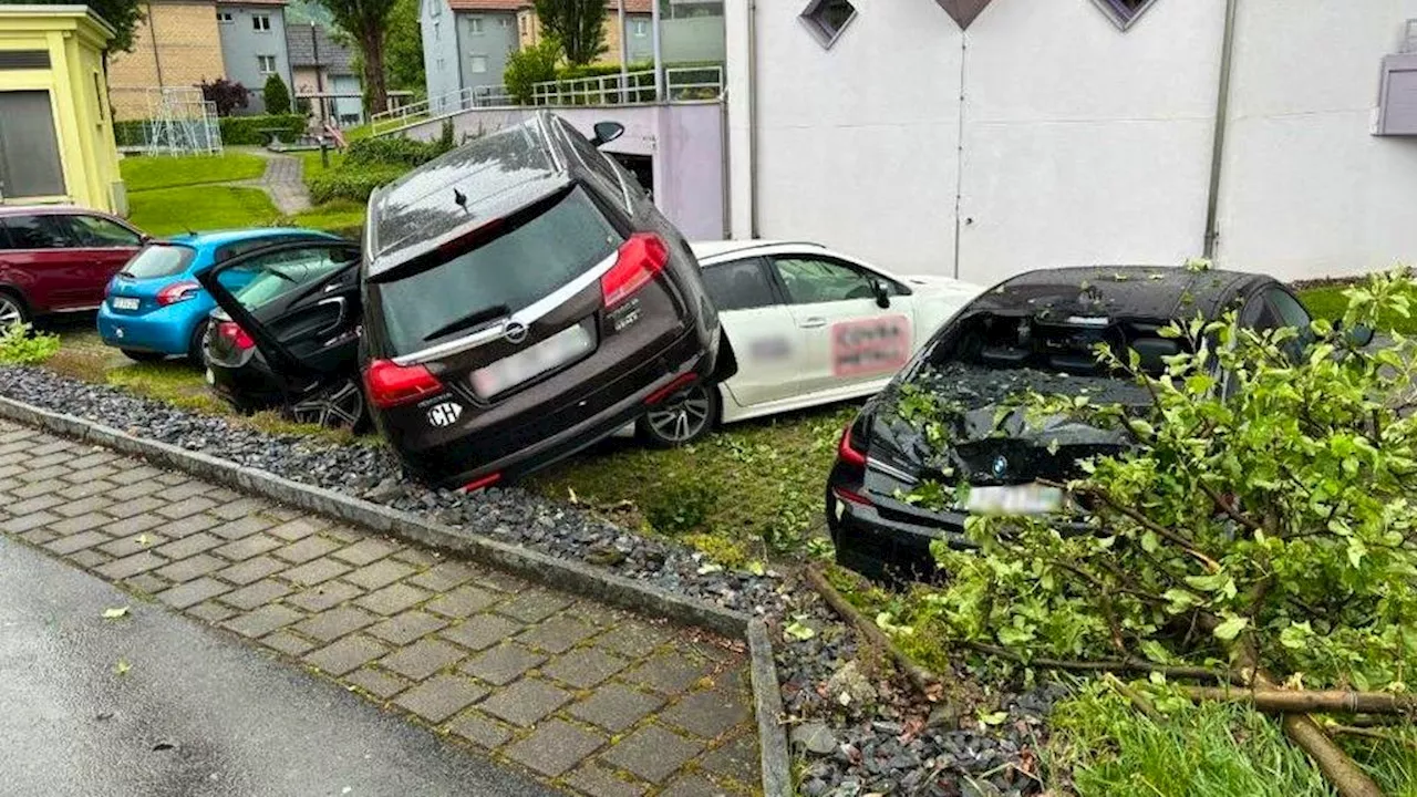 St. Margrethen: Drei Autos bei Selbstunfall beschädigt