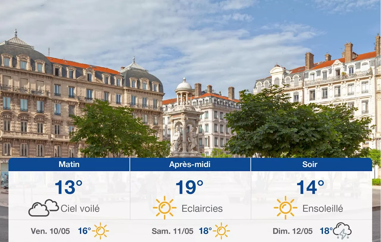 Météo Lyon: prévisions du jeudi 9 mai 2024