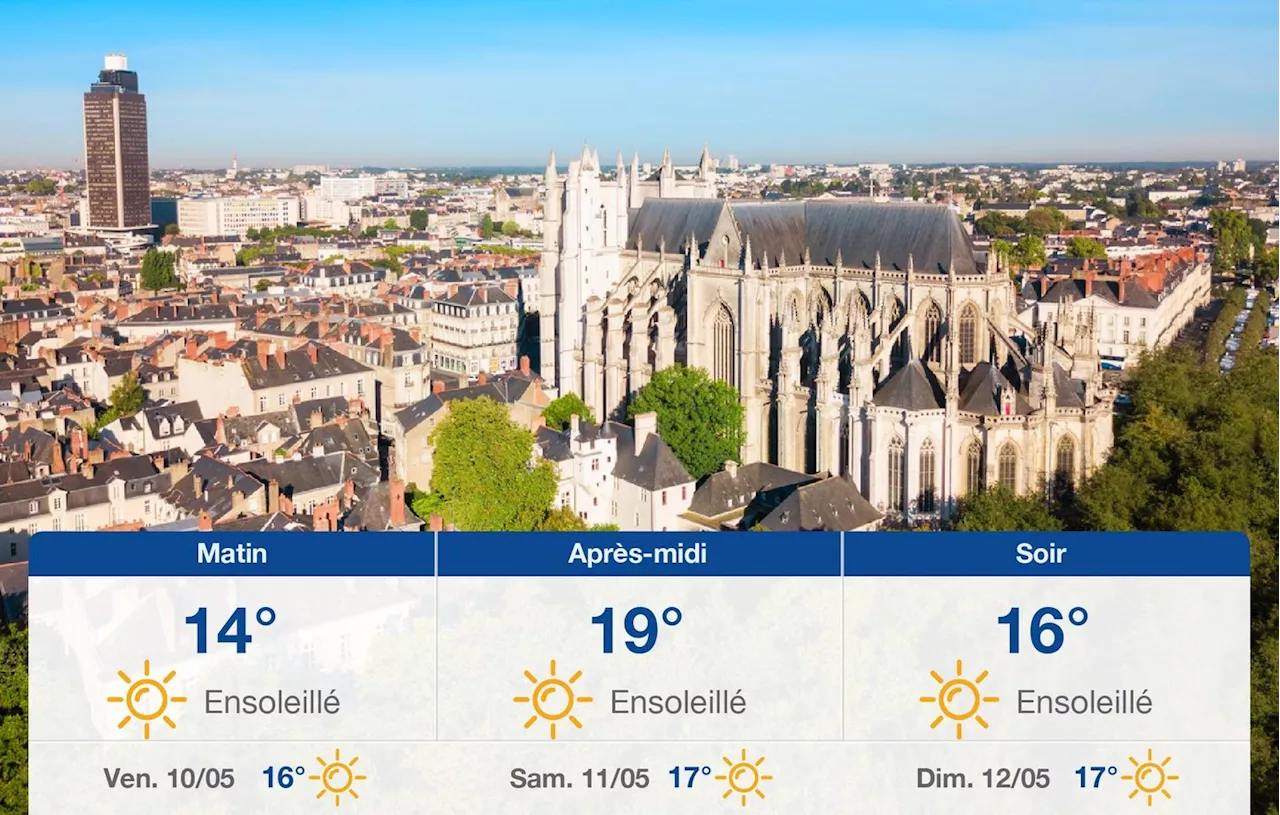 Météo Nantes: prévisions du jeudi 9 mai 2024