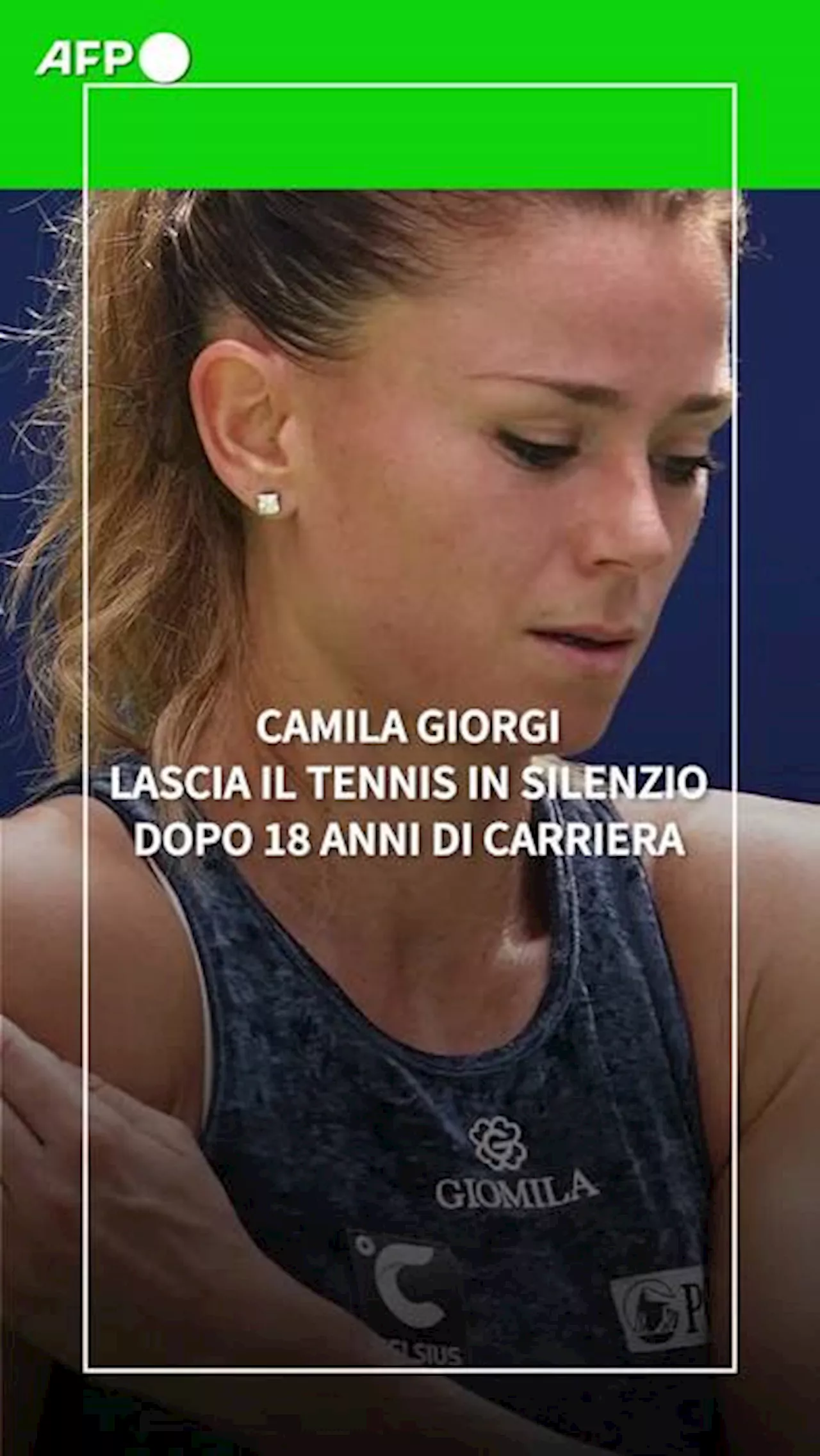 Camila Giorgi lascia il tennis in silenzio dopo 18 anni di carriera