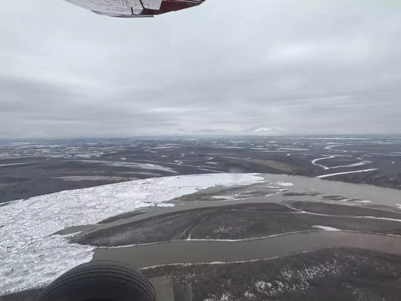 10-mile Lower Kuskokwim ice jam causes flooding, high water