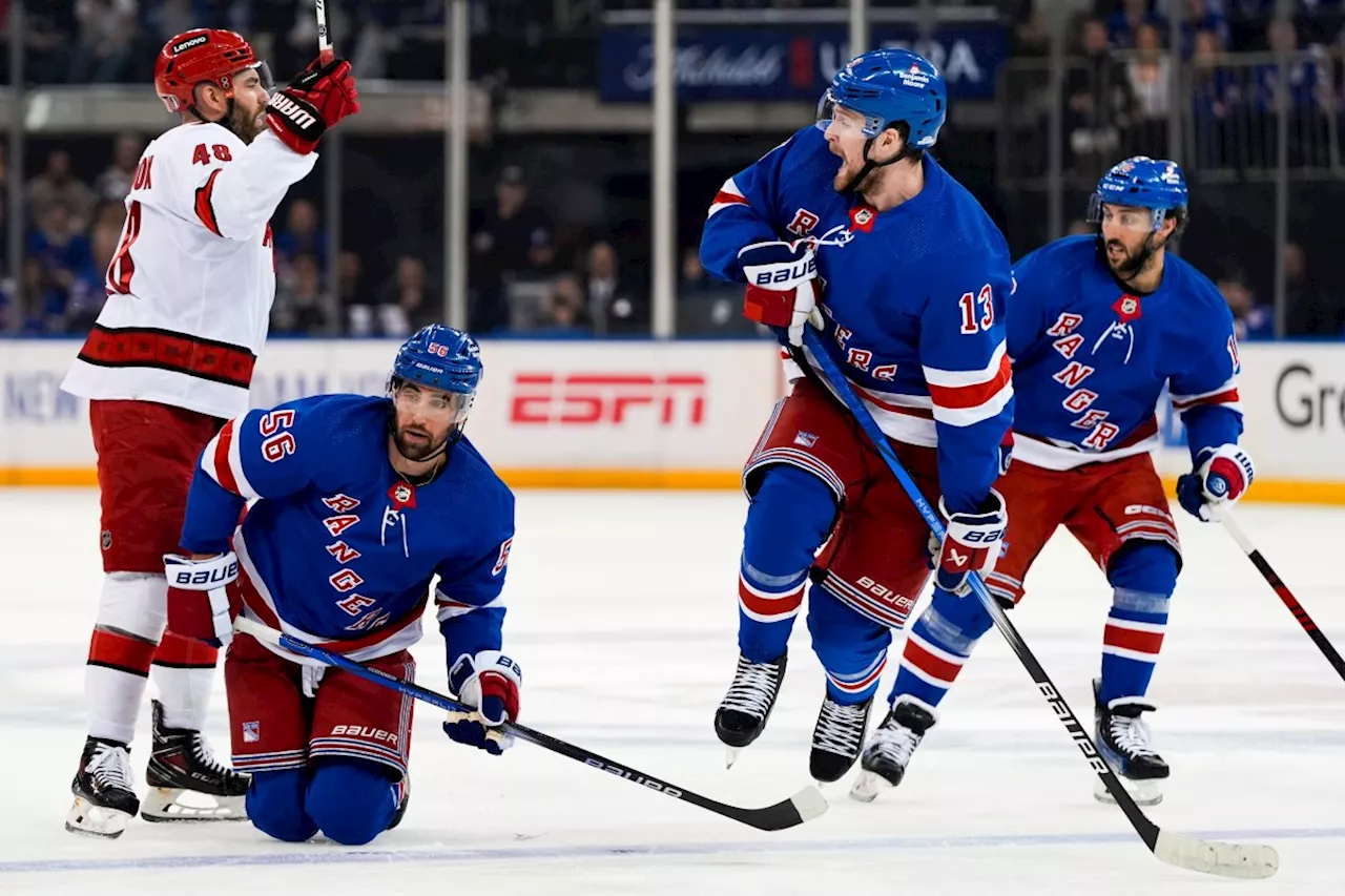 Rangers' Alexis Lafreniere continuing to come of age in 2024 Stanley Cup Playoffs