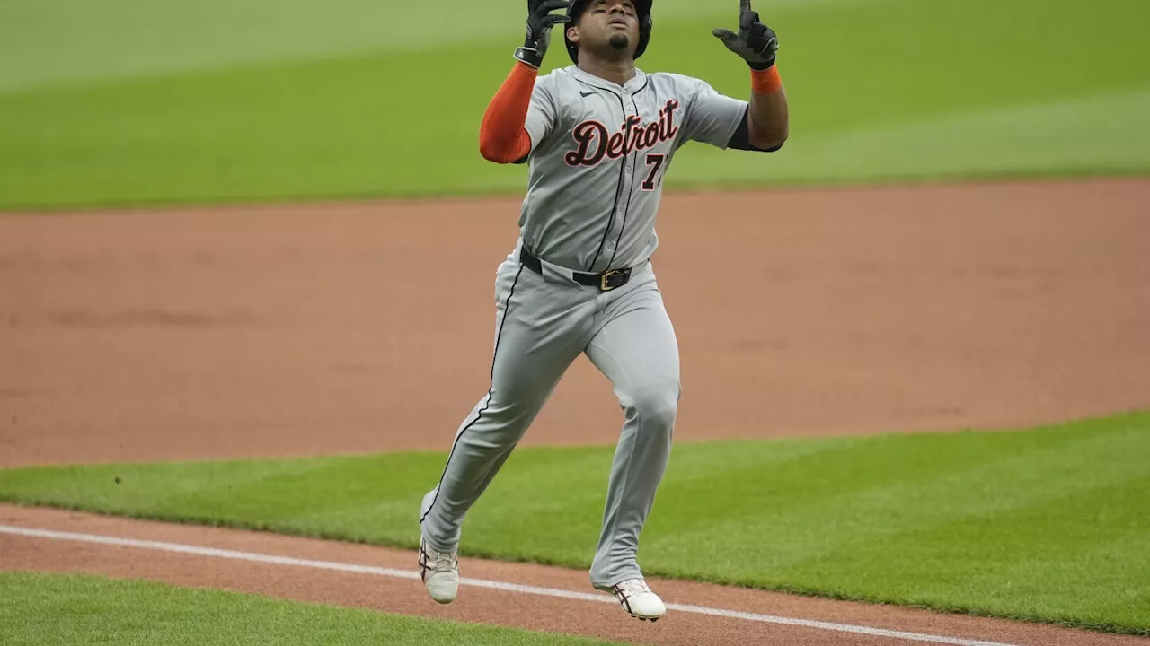 Andy Ibáñez homers twice, Ryan Vilade gets first MLB hit, RBIs as Tigers outslug Guardians 11-7