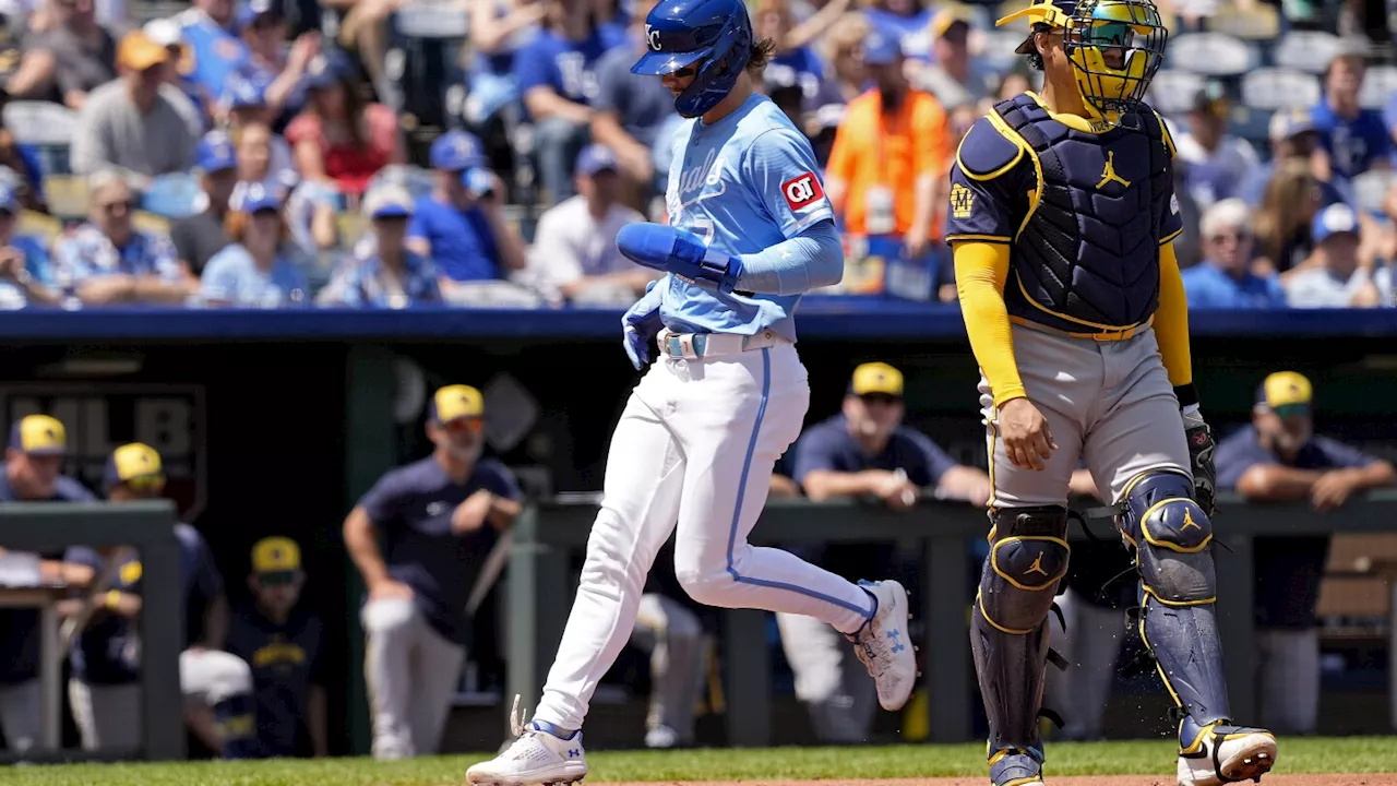 Bobby Witt Jr. powers Royals past Brewers 6-4