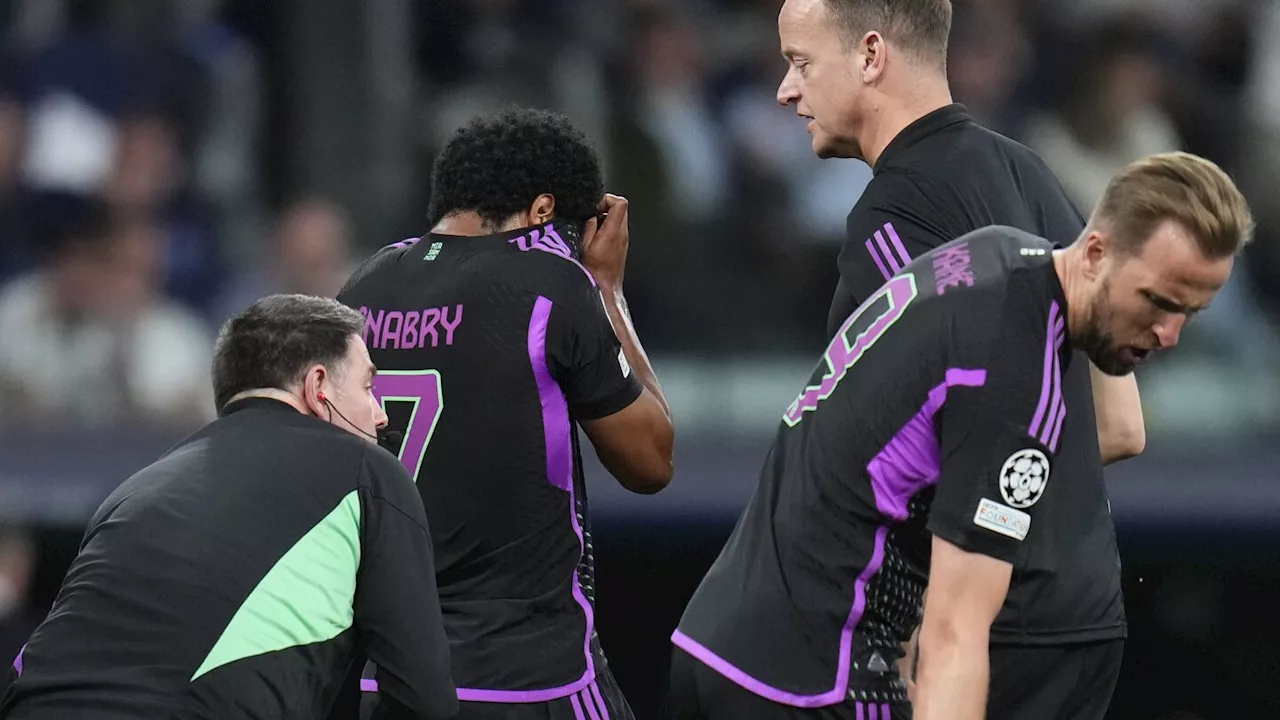 Gnabry substituted because of an injury in first half of Champions League semifinal against Madrid