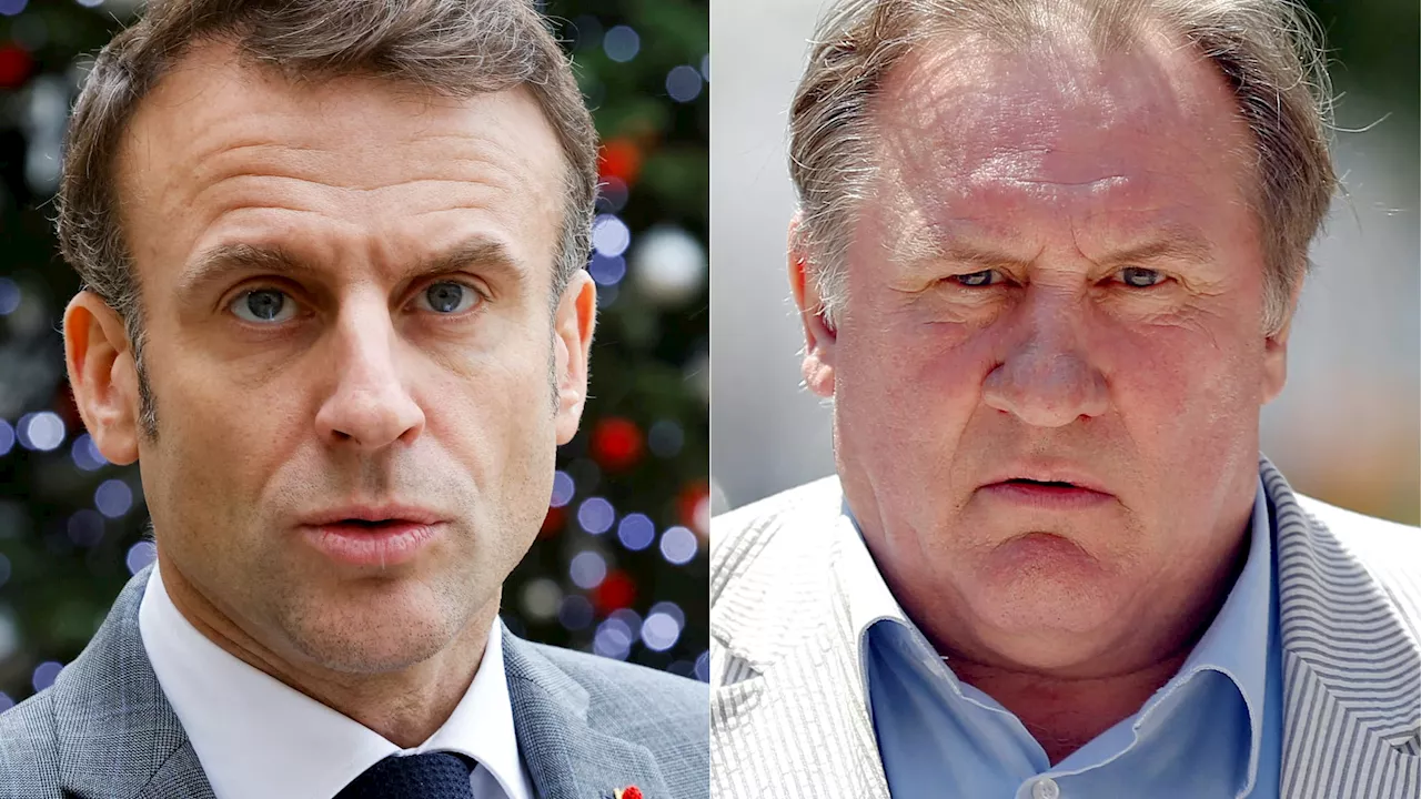 Gérard Depardieu: Emmanuel Macron affirme n'avoir 'jamais défendu un agresseur face à des victimes'