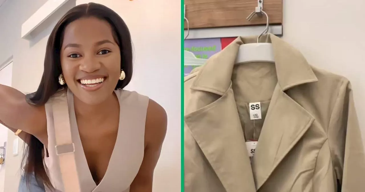 Woman Shows Off Stunning Mr Price Trench Coat, Video Has Mzansi Fashionistas Rushing to the Store