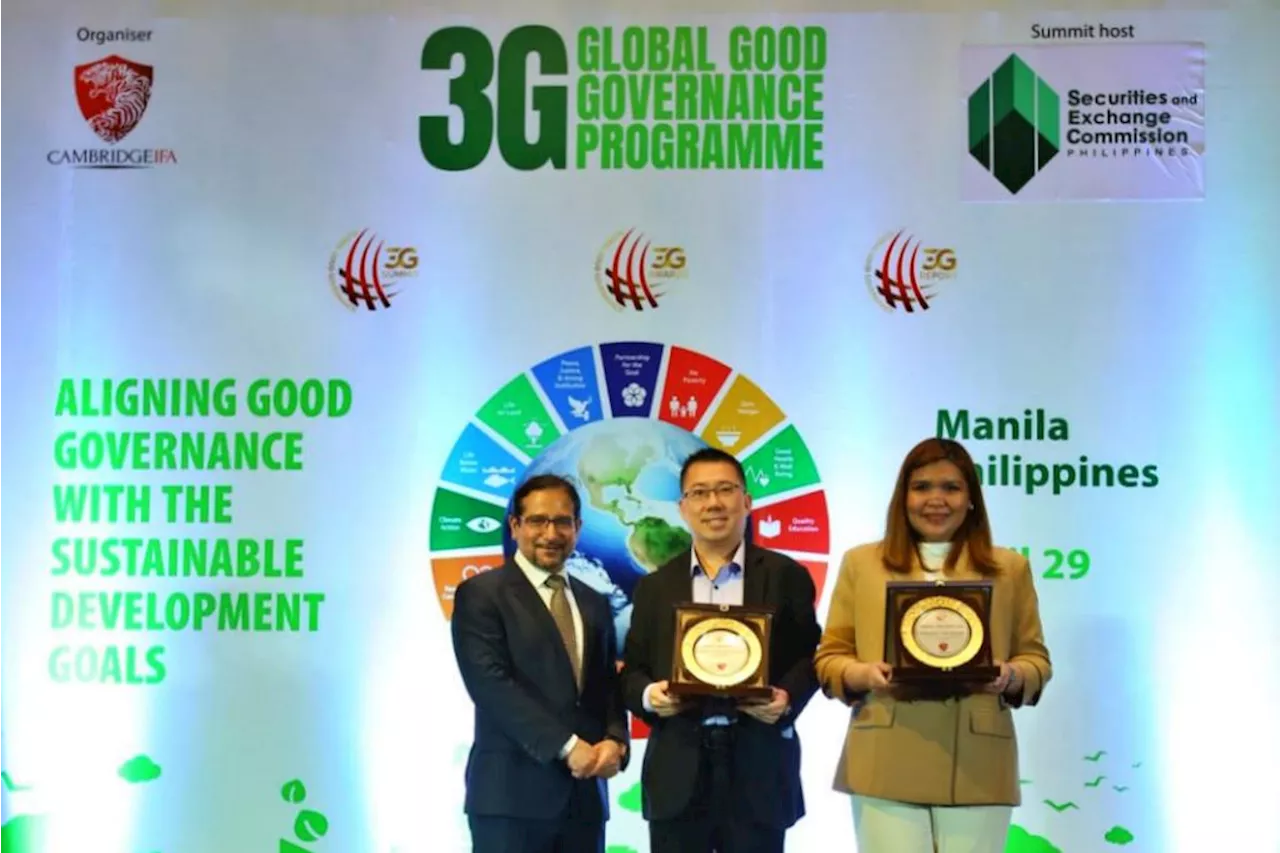 DigiPlus wins two awards at Global Good Governance Awards 2024