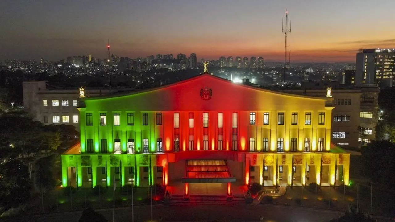 Sede do governo de SP é iluminada em solidariedade ao Rio Grande do Sul