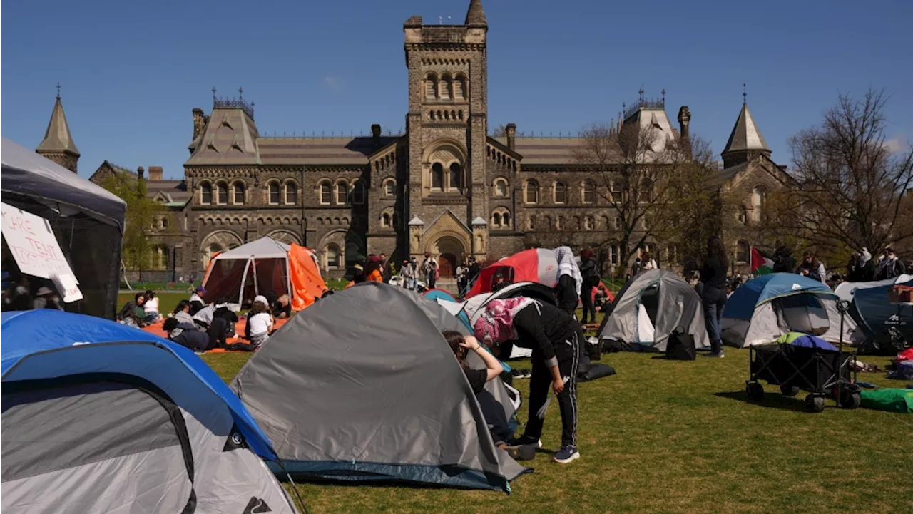 University of Toronto protesters say university giving them 'the runaround,' not addressing demands