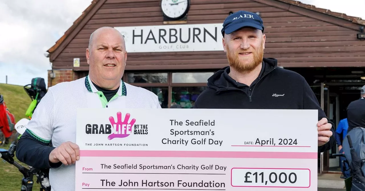 John Hartson Golf fundraiser smashes target after day at West Lothian club